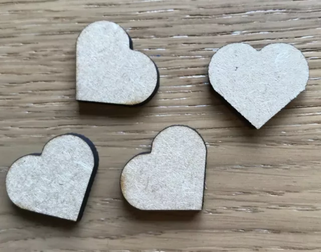 Wooden Family Tree - Hearts for family members - MDF/Birch