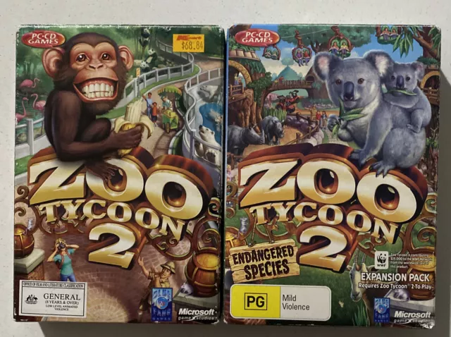 Zoo Tycoon 2 and Zoo Tycoon 2 Endangered Species PC Games
