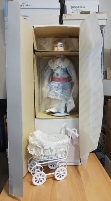 '91 REBECCA PORCELAIN DOLL by JENNIFER ESTEBAN For THE HAMILTON COLLECTION