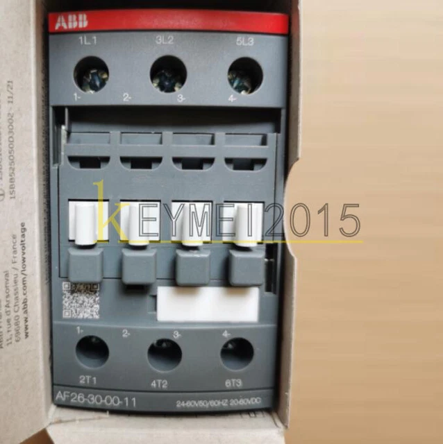1PCS New ABB Contactor AF26-30-00-11 24-60V AC/DC 1SBL237001R1100