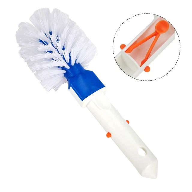 Brosse Angle Piscine | Tête Rotative 180° | Nettoyage Coins/Marches | Poils Durs Anti-Rayures