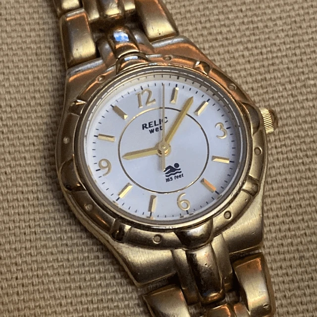 Relicwet stainless steel waterproof watch new battery