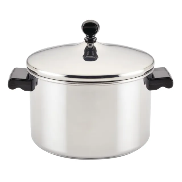 OXO Stainless Steel 8.4QT Multipurpose Boiler Pot with Steamer Insert & Glass Lid, Stockpot for Simmering, Boiling, Steaming, Stew, Soup, Pasta