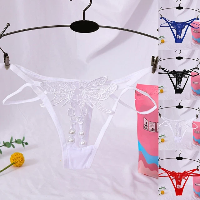 Charmant string dentelle broderie sous-vêtements pour femmes découvrez votre c