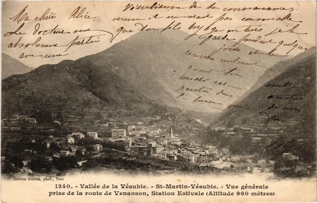 CPA Valley of VESUBIA St-MARTIN-VESUBIA General view taken from the (656082)