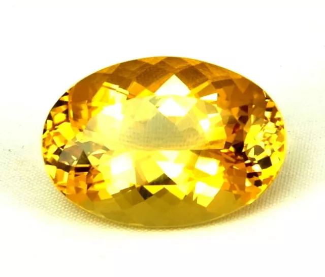 Shola Vrai 35,48 Carats Naturelle Or Jaune Andesin Pièce En Du Congo