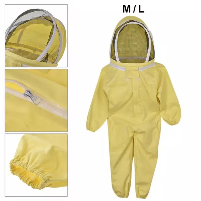 Beekeeping Suit Beekeeper Jacket Full Body Jumpsuit Anti Bee for Kids Child