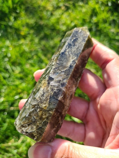 Labradorite Tower Obelisk Gemstone Point Crystal Natural Gemstone Chakra Healing