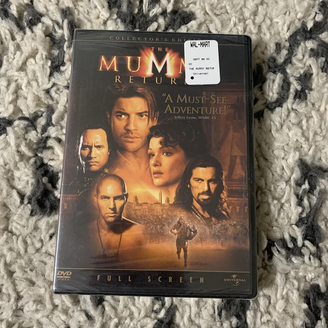 THE MUMMY RETURNS (DVD, 2001, Full Screen, Collector's Edition) NEW £5. ...