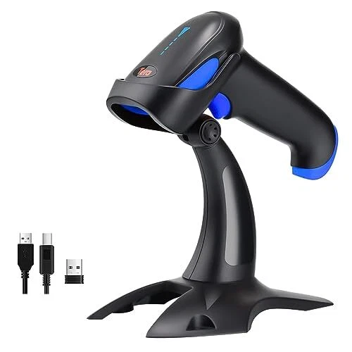 Tera Pro 2023 Newest Battery Level Indicator Wireless 1D 2D QR Barcode Scanne...