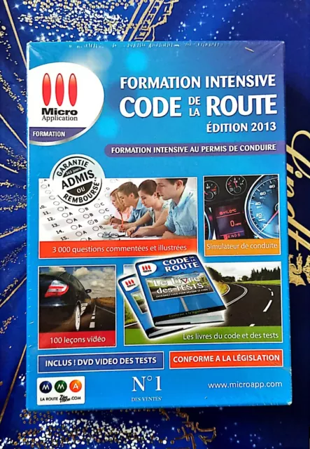 FORMATION INTENSIVE CODE DE LA ROUTE ÉDITION 2013 - Logiciel jeu PC 100% NEUF