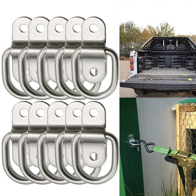 4 Ganci Per Rimorchio Con Anello Di Ancoraggio - Capacità Di Carico 5400Kg - Ideale Per Furgoni, Camper E Barche - Foto 4