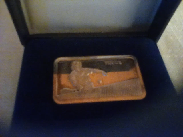 DEUTSCHE SPORTHILFE TENNIS Feinsilber Barren von Degussa , sehr selten ... DEUTSCHE SPORTHILFE TENNIS Feinsilber Barren von Degussa , sehr selten ...