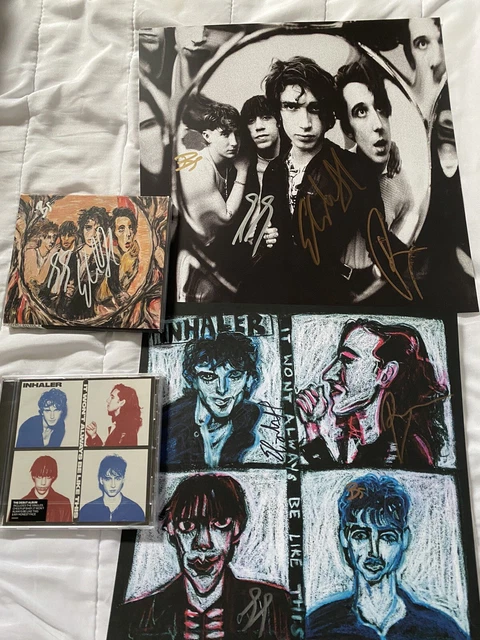 Inhaler Signed - Cuts And Bruises Signed CD + Signed Lithographs - Noel Fielding