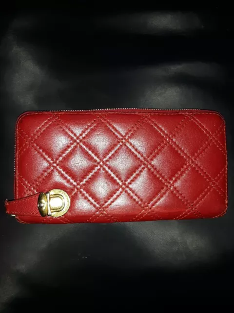 Marc Marc Jacob 'The Deluxe' Wallet Red