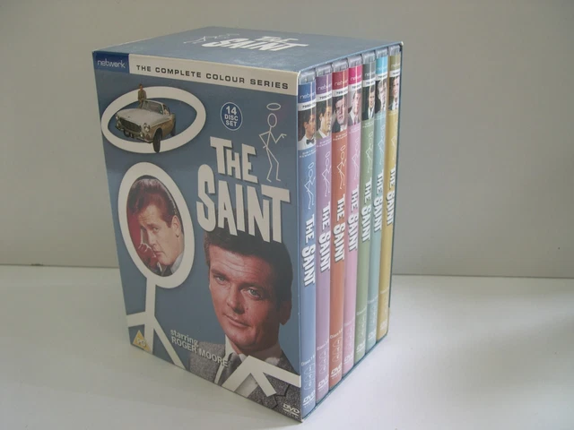 THE SAINT - The Complete Monochrome Series - DVD 18-Disc Set Roger