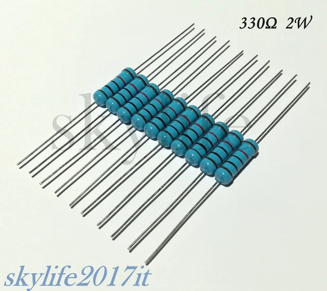 Resistori Componenti Passivi Resistori Singoli Gfhrisyty 10x Resistori In Cemento Ceramico A - Foto 8
