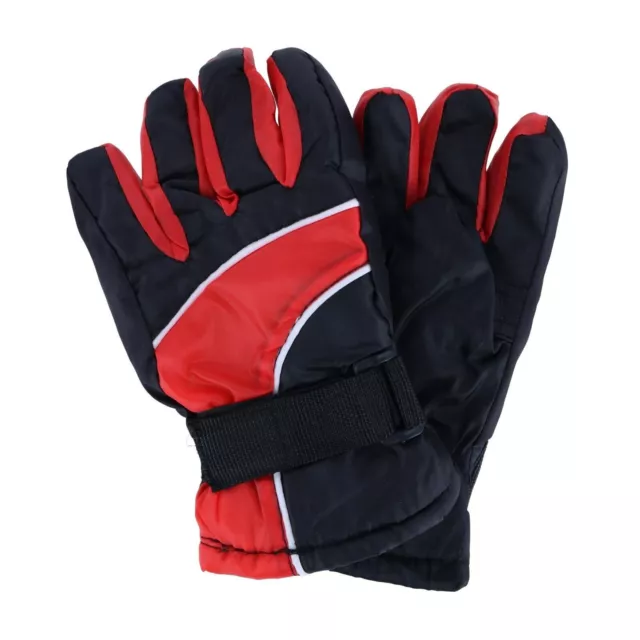 New CTM Kids' One Size Winter Ski Glove with Color Accents