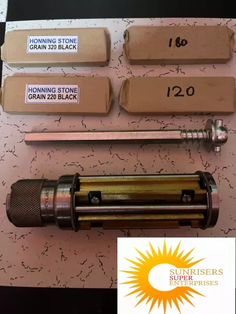 Cylinder Engine Hone Kit- 50-75mm Honing Machine+ 4Set honing stones a1 quality