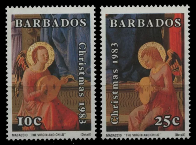 Barbados 1983 - Mi-Nr. 597-598 ** - MNH - Weihnachten / X-mas