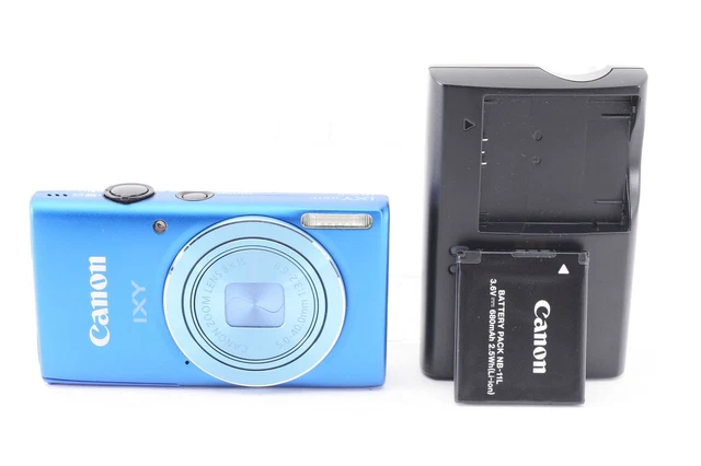 Canon IXY 100F 16.0MP Compact Digital Camera Blue [Near MINT] From JAPAN