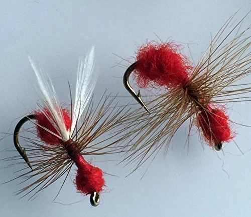 Mosche Da Pesca Trota Secca, 12 Ragni Neri, Moscerino Annodato - Foto 7