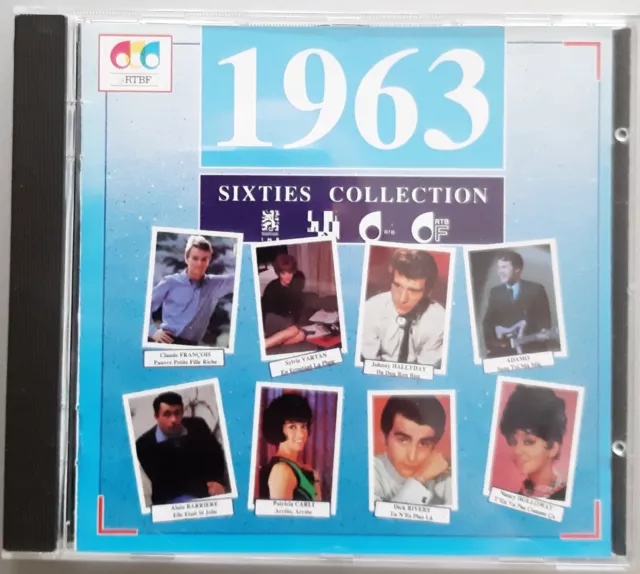 CD Belgique Sixties COLLECTION 1963 Various avec Sylvie VARTAN, Johnny HALLYDAY