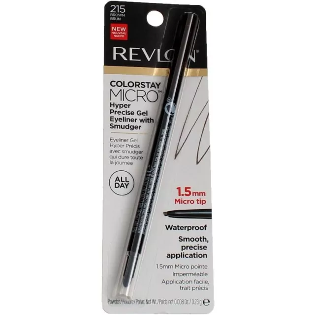 Revlon colorstay micro hyper precise gel eyeliner - 215 Brown - NIB