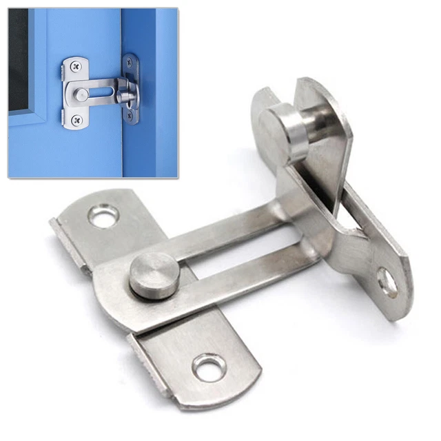 1 Pcs Stainless Steel Lock For Sliding Barn Door Wood Door Latch Gate Door