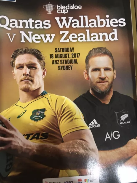 2017 Bledisloe Cup Program - Wallabies v NZ