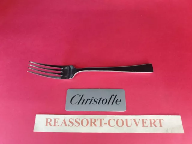 Fork Desserts Concorde 6 11/16in christofle Steel Very Beautiful Condition Steel