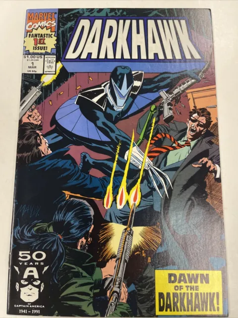 Darkhawk #1 (Marvel 1991) 1st appearance of Darkhawk NM/VF Hot Key