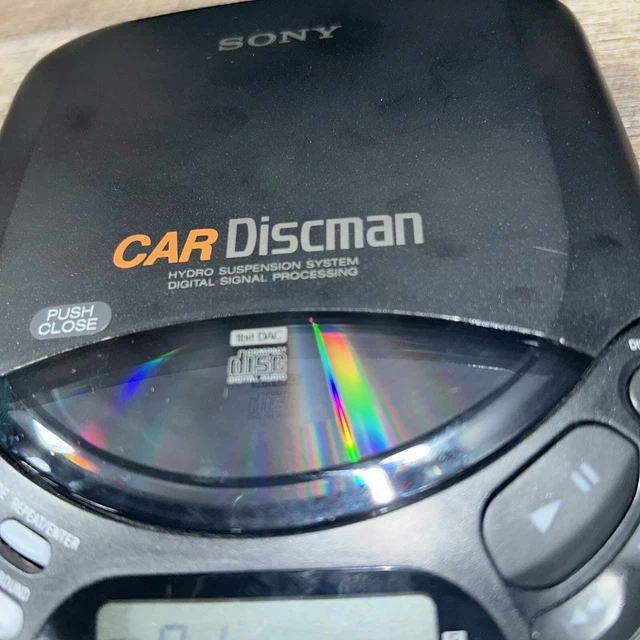 SONY CAR DISCMAN D-822K Lettore CD portatile TESTATO/FUNZIONA/LEGGI LA ...