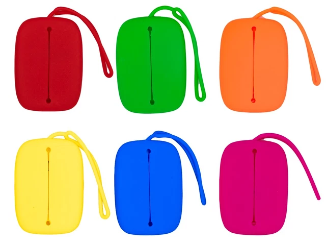 Porta DOCUMENTI - Porta TESSERE - In silicone - Vari colori