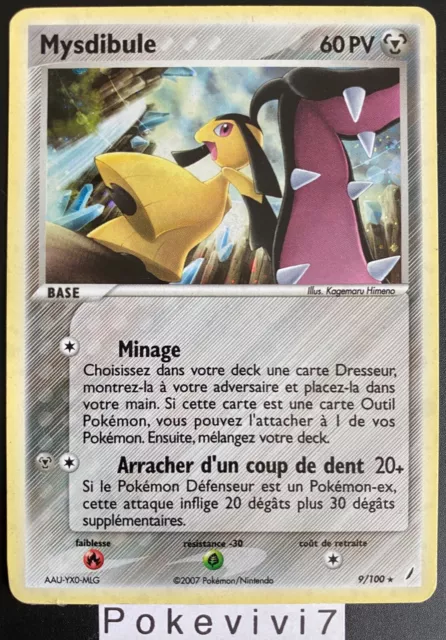 Pokemon Card MYSDIBULE 9/100 HOLO Block EX Crystal Keepers FR