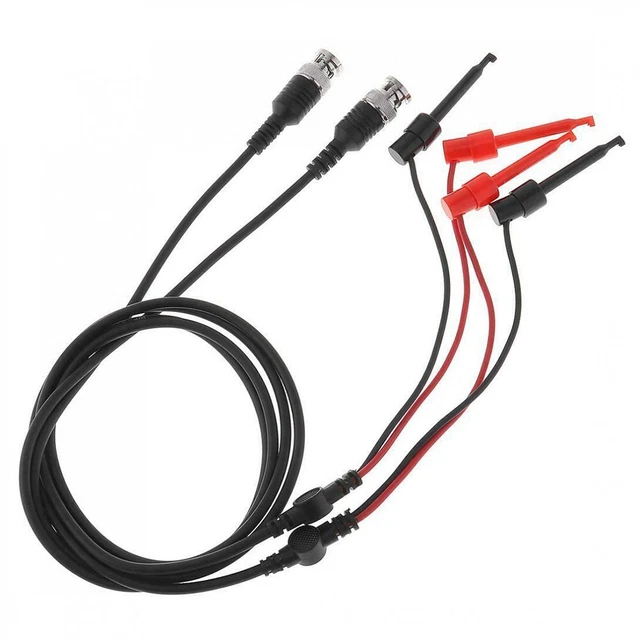 Pour Oscilloscope Cordons de Mesure Sonde BNC Remplacent Prise Q9 Pour Hakenclip
