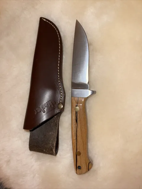 Linder Messer ATS 34 Gestockte Buche Vollintegral