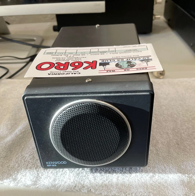 Kenwood Sp-23 Ham Radio Speaker Ts-2000 And Others - Nice Condition