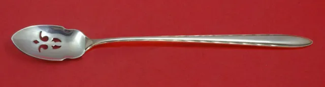 Silver Flutes By Towle Sterling Silver Olive Spoon Pierced Long 7 7/8" Custom