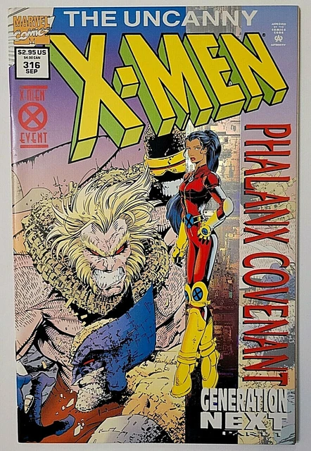 UNCANNY X-MEN #316 (1994) Foil Enhanced Cover! 1st Monet St Croix! Gen Next Pt 1