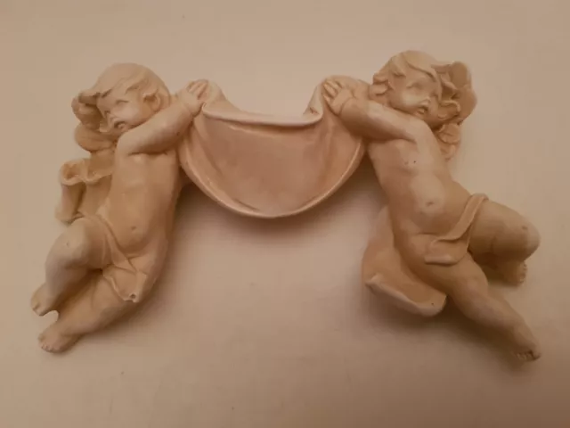 Vintage Cherub Porcelain Wall Hanger (GPB)