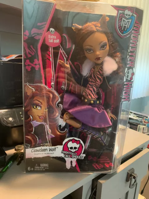 Monster high frightfully tall sale ghouls clawdeen wolf doll
