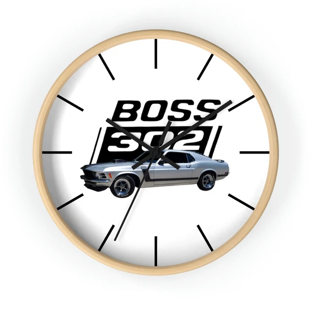 1970 Ford Boss 302 Mustang 10" Wall clock Free Shipping!