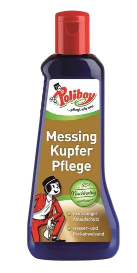 Poliboy Messing Kupfer Pflege 200 ml Anlaufschutz nachhaltig wasserabweisend neu