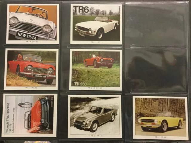 2007 Triumph TR4 / TR5 / TR6 1961-76 (Cars) Set of 7 Cards Sku959N