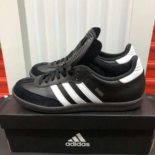 Adidas Samba Classic Mens Shoe Size 10 Soccer Sneaker Black Gum Football 034563