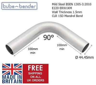 1.5mm Wall 70mm T304 Stainless Steel 2.75 - 90 Degree Exhaust 2D Mandrel Bend 