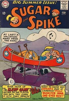 SUGAR AND SPIKE #60 G/VG, paper dolls, DC Comics 1965 Stock Image