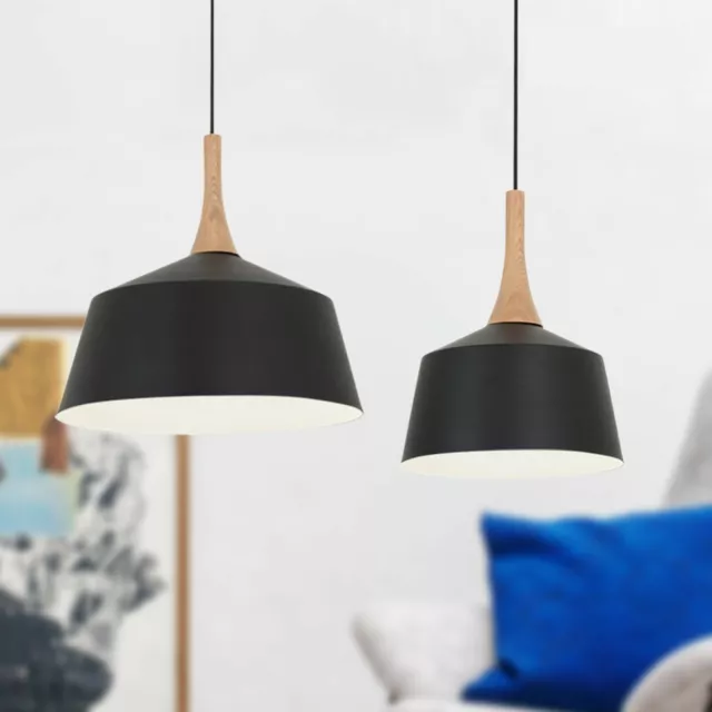 Modern Pendant Light Kitchen Wooden Fittings Modern Design Ceiling Lamp E27