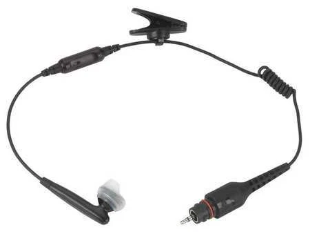 Motorola Nntn8294a Earbud,Black,11-1/2 In. L